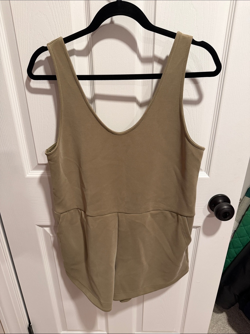 A New Day Romper - olive green
